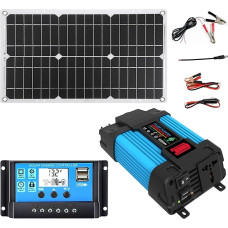 4000-W-Off-Grid-Solarpanel-Kit mit wasserdichtem 18-W-Panel und 30-A-Controller for Wohnmobil- und Heim-Backup(110v)