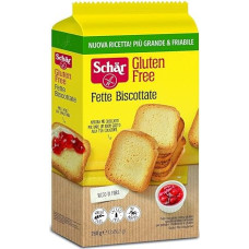 3x Schar Fette Biscottate Senza Glutine Rusks Baked Bread 260g Gluten Free