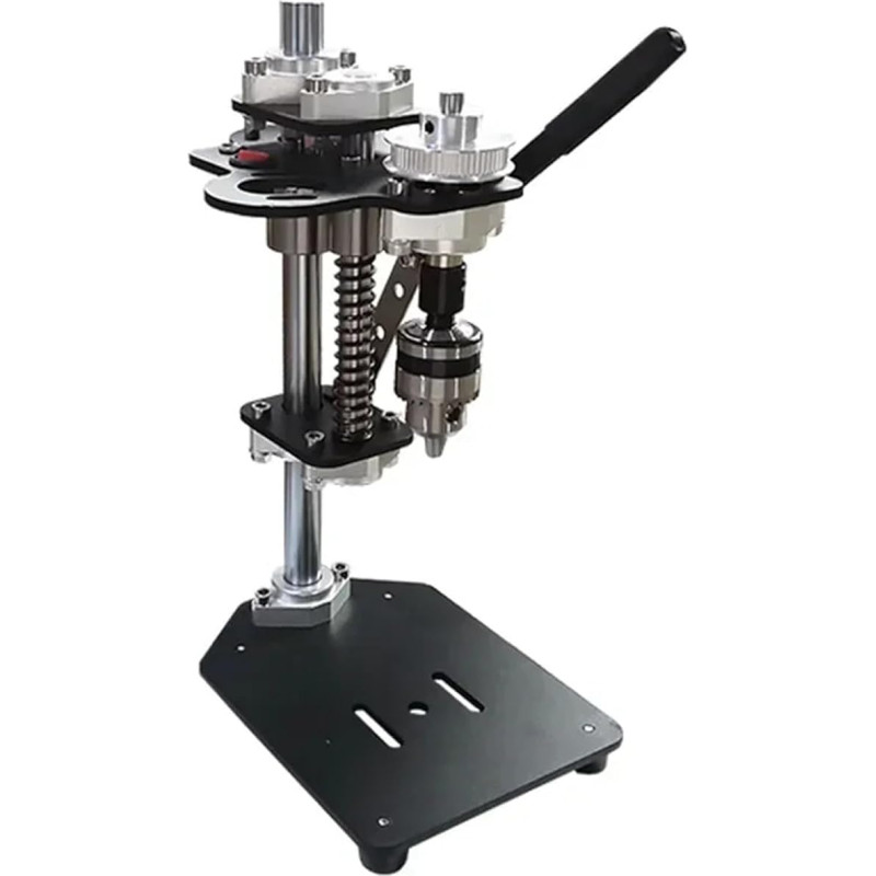 Bohrmaschine, Home Kleine Micro Tischbohrmaschine Desktop Mini Tragbare Halterung Desktop AC Präzision DIY Variable Geschwindigkeit Bohrmaschine Für DIY- und Bastelprojekte aus Metall und Holzsch(ME18