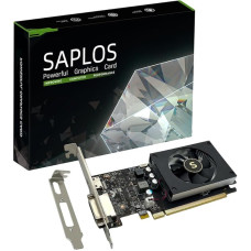 SAPLOS GT 1030 vaizdo plokštė, 4 GB GDDR4 64 bitų, HDMI DVI, žemo profilio, žaidimų kompiuterio vaizdo plokštė, kompiuterio GPU, 4K palaikymas, 