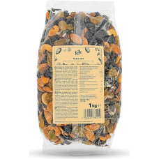 KoRo - Student Food with Seeds and Cocoa Nibs 1 kg - High Fibre Content - Vegan - Hearty Sweet Nibbling Fun