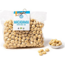 Organic Fairtrade Premium Jumbo Macadamia Nuts 1000 g - 1 kg, Eco & Fair Raw, Unroasted, Fair Kenya Amazon Macadamias Nuts, Extra Large Cores, Vegan, Family Pack, Value Pack