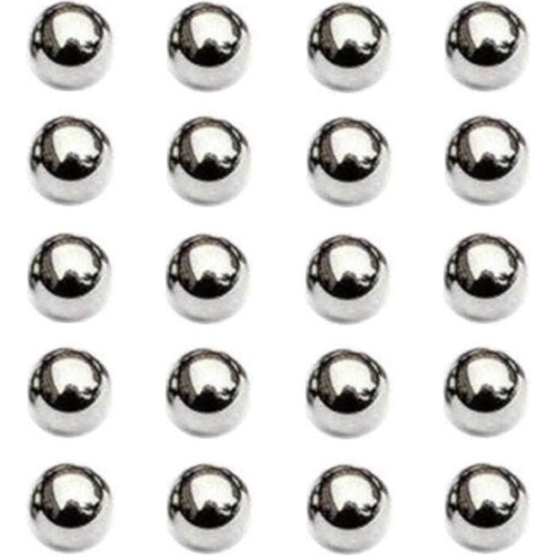 Präzisionskugeln, Präzisionslagerstahlkugel, 4,95 4,96 5 5,02 5,1 5,2 4,98 4,99 mm 5,05 hochpräzise Stahlkugel, 100 Körner(5mm100vnt.)