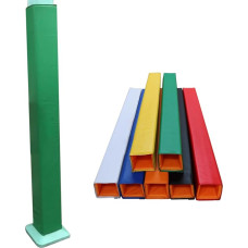 Quadratische Stangenpolsterung für den Außen- und Innenbereich, strapazierfähige Schaumstoff-Säulenpolster für Fitnessstudio, Garage und Basketballplatz-Schutz