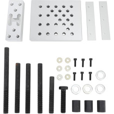 HeavyDuty Bohrmaschinen-Stützplatten-Set, Nabenlager-Entfernungsplatten-Werkzeug, Universal-Bohrmaschinen-Stützplatten-Set, 30-Tonnen-Auto-Radnabenlagerbuchsen-Reparatur-Entfernungs-Installationsplatt