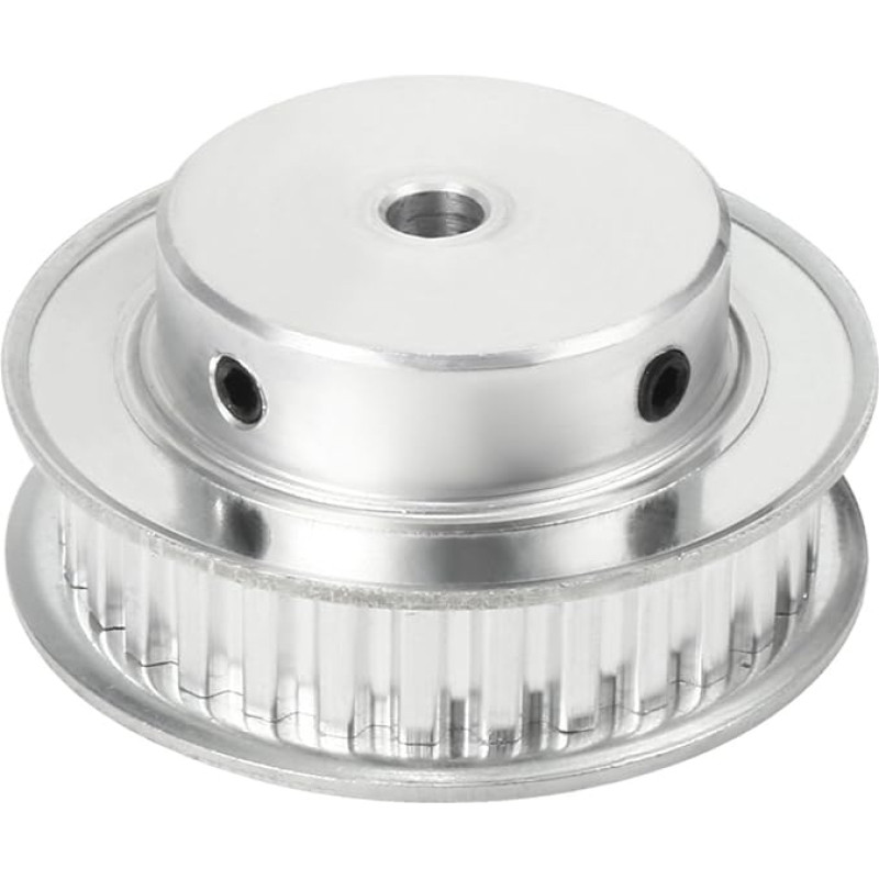 šaltinių žemėlapis Aliuminio XL 30 dantų 6.35mm Bore Timing Belt Idler Pulley Flange Synchronous Wheel for 10mm Belt 3D Printer CNC