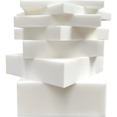 Polsterschaum mit hoher Dichte, 20 cm, dicke Ersatzpolsterung für Stühle, Innenmatten, Haustierbetten und Gartenbänke (200 x 60 cm), fester Stützschaum