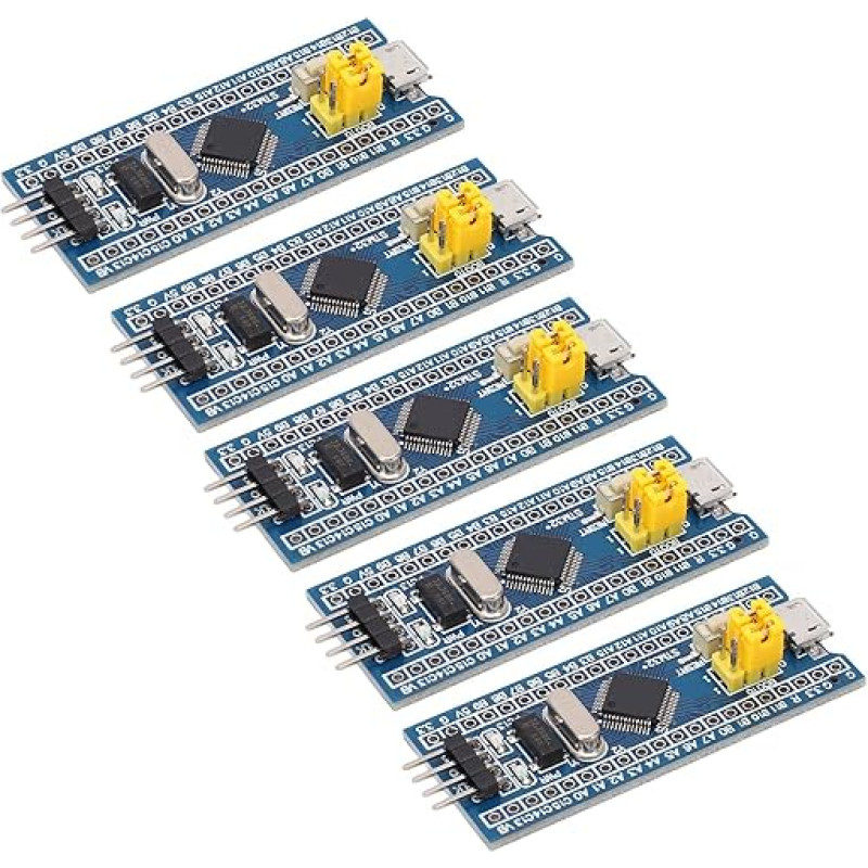 Sistemos plokštės modulis 5PCS STM32F103C8T6 Minimali sistemos kūrimo plokštė su perkrovimo gilaus iškrovimo trumpojo jungimo kompiuterių pagrindinėmis plokštėmis