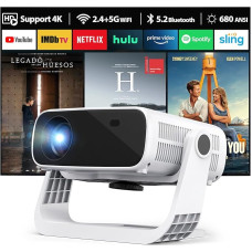 ZDK 2025 išmanusis projektorius su integruotomis programėlėmis, 