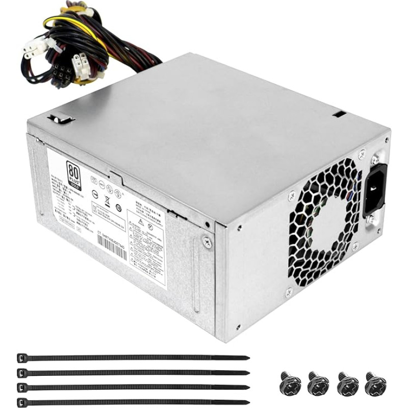 S-Union Upgraded L05757-800 500W komutacinis PSU maitinimo šaltinis, suderinamas su HP EliteDesk Z2 G4 800 880 880 600 G3 G5, modelis L05757-800 DPS-500AB-32 A, 795-0003UR 901759-013 Stalinių kompiuterių maitinimo šaltinis 3Desktop