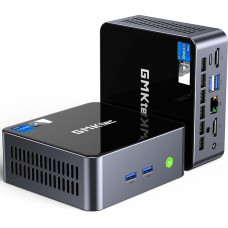 GMKtec Mini PC M2 Pro Intel Core i7-1195G7 (Turbo 5.0GHz) 1TB SSD 16GB DDR4 Desktop Mini Computer WiFi 6 3x4K Display Support USB3.2 BT5.2 DP HDMI RJ45 2.5G