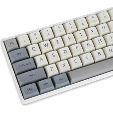 Guffercty kred PBT Mechanical Gaming Keyboard Keycaps 137 Keycaps XDA Profile Dye Sublimation for Cherry MX Switch Design XDA/Enlightment Retro (QWERTY Layout)