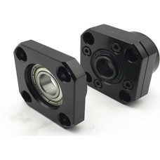 RBYRLDSTY FKFF25 Schraube Unterstützung Halterung Feste Halterung Linear Lager FKFF25/ FK25/FF25, skirtas rutuliniam šliaužikliui SFU3205/SFU3210