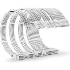 AsiaHorse PCIE 5.0 12VHPWR PSU Cable Extension Kit [16AWG] Power Supply Cable Extension - 1x 24 Pin ATX / 2x 8Pin (4+4) EPS for CPU / 1x16(12+4) Pin 12VHPWR Cable for GPU 4090/5070/5080/5090 30 CM CM