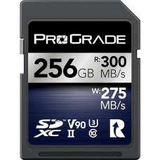 SD UHS-II 256 GB kortelė V90 - iki 250 MB/s įrašymo greitis ir 300 MB/s skaitymo greitis | Profesionalių filmų kūrėjams, fotografams ir turinio kuratoriams - iš 