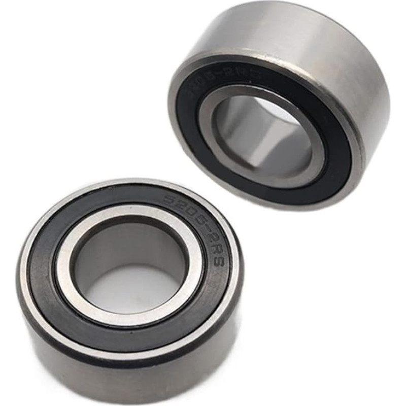 1 stücke Zweireihig Schrägkugellager Gummiabdeckung 5200 5201 5202 5203 5204 5205 5206 2RS(5219)