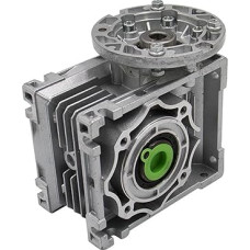 Schneckengetriebemotor, Drehzahlminderer NMRV040, 90 Grad Schneckengetriebe, Eingangslochdurchmesser 9 mm / 11 mm / 14 mm, Auslasslochdurchmesser 18 mm Schrittgetriebe (Flange