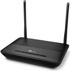TP-Link TD-W9960v WLAN Telephony VDSL DSL Modem Router (300 Mbit/s at 2.4GHz, VDSL Vectoring 100 Mbit/s, Compatible with Telekom/1&1/Vodafone/O2, DECT Base and Media Server, Only for Germany) Black