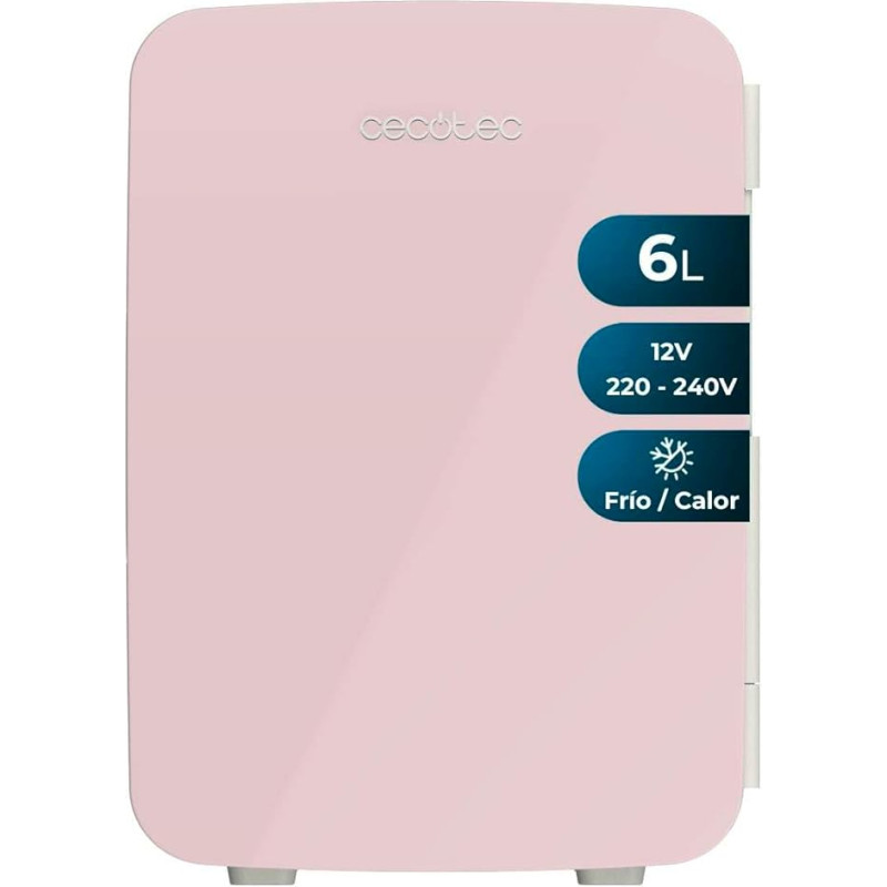 Cecotec Bolero MiniColing MiniColing mini šaldytuvas 6 l talpa 6 l veikimas 12-220 V, suderinamas su karavanu, karščio ir šalčio funkcija, reguliuojama temperatūra nuo 5 °C iki 65 °C