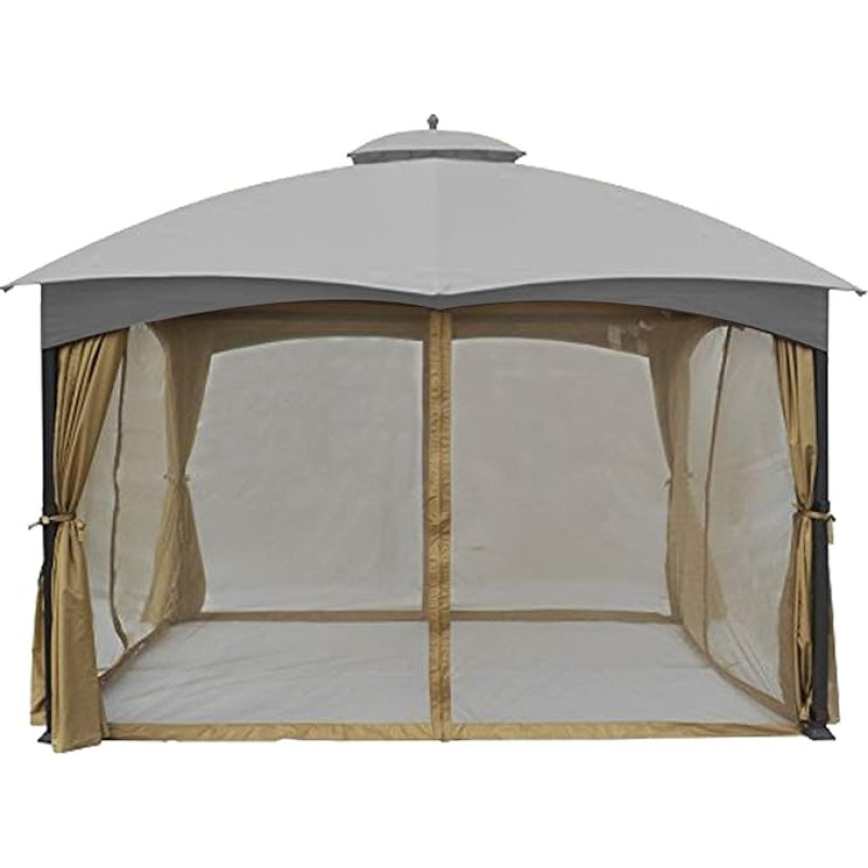 ABCCANOPY 3 x 30 cm pavėsinės pakaitinės tinklo plokštės, skirtos 3 x 30 cm pavėsinei, smėlio spalvos