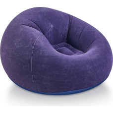 Realspring Bean Bag kėdės, pripučiama kempingo kėdė, pripučiama sofa, sulankstoma nešiojama pripučiama kėdė svetainei, miegamajam, skaityklai, mėlyna
