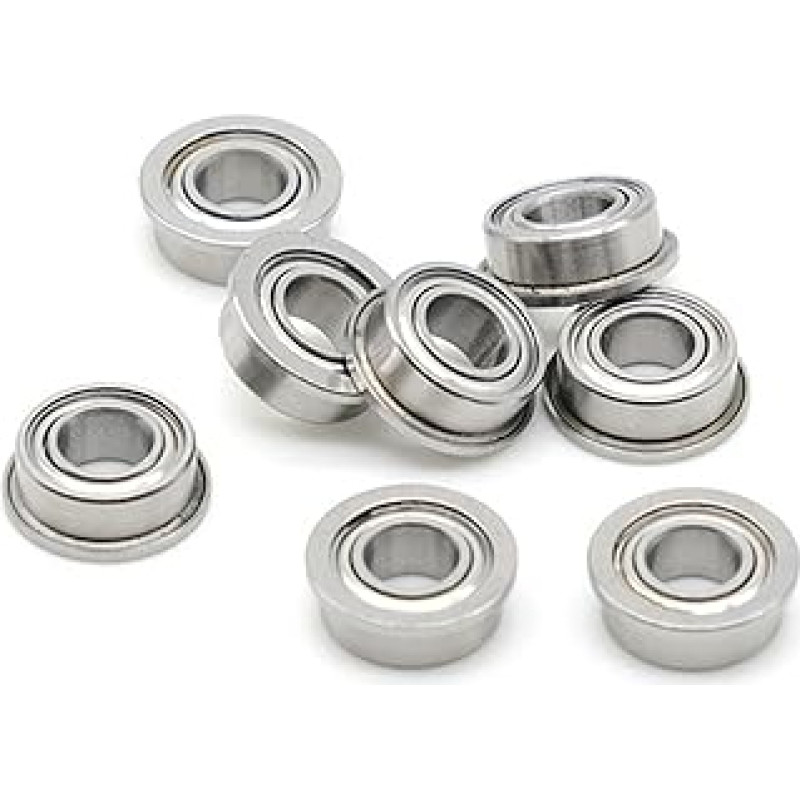 MF106ZZ Flanschlager 6x10x3 mm Miniatur-Flanschlager MF106 Z ZZ Kugellager 5 Stück