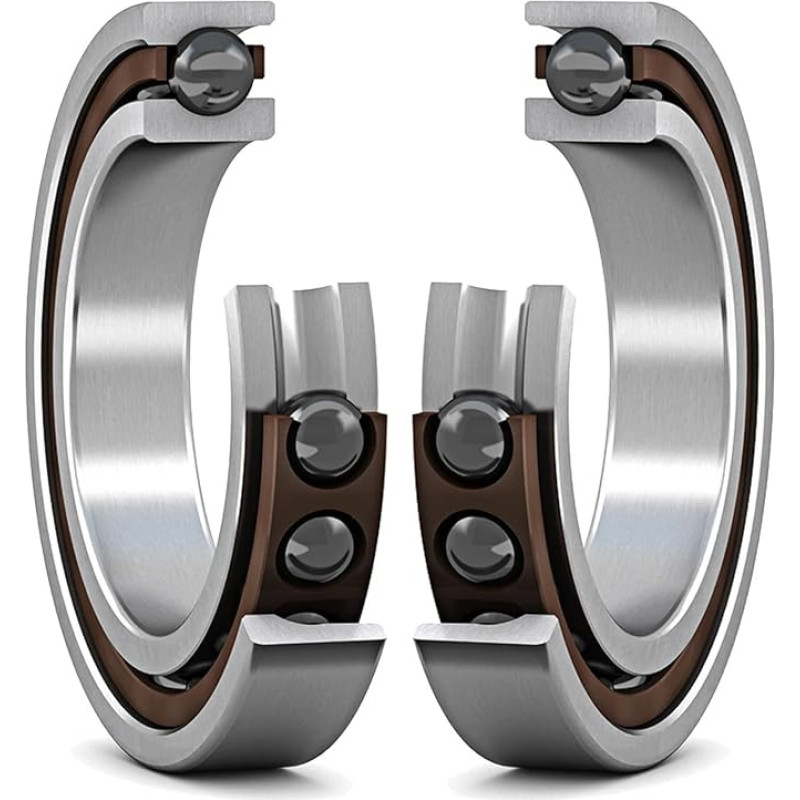 SFJSFIMQ 1 Paar 7013AC HQ1 65X100X18 Keramik Kugeln Hybrid Schrägkugellager ABEC-7