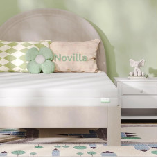 Novilla 7 zonų kilimėlis 140x190 H2&H3 2in1 Kaltschaummatratze Bezug 60° Waschbar Schaumstoff Rollmatratze Öko-TexZertifiziert Höhe 14cm