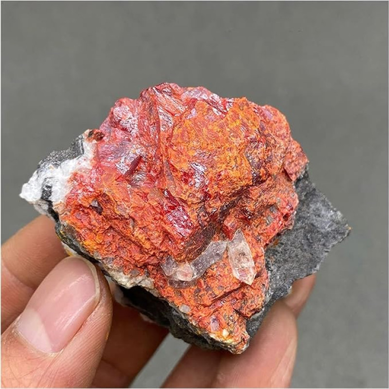 Kigauru Natūralus Crystal Rough Natūralus Realgar Rough Rūdos rūdos rūdos pavyzdys akmens kristalas (spalva : 2)