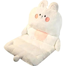 Plush Chair Cushion, Cute Sofa Cushion, Cartoon Car Cushion, Floor Chair with Back Support, Garden Chair Cushion with Backrests, Back Cushion for Chair, Cuddly Cushion for Office, Car, Wheelchair