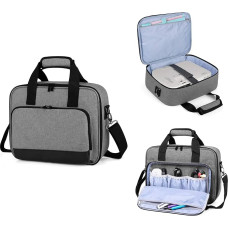 Hosoncovy Projector Carrying Case with Accessory Pockets Projector Travel Bag Projector Storage Bag Projector Organizer Projector Carrier for Epson/BenQ/ViewSonic and Other Brand Projectors