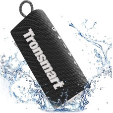 Tronsmart Music Box Bluetooth Speaker Small, IPX7 Waterproof Bluetooth Box, Wireless Speaker Soundbox, 20 Hours Playtime, Stereo Portable Speaker Boxes, Bluetooth 5.3 for Outdoor, Black