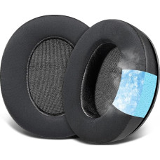 SOULWIT Cooling Gel Replacement Ear Pads for KRK KNS6400/KNS6402/KNS8400/KNS 8402 Headphones, Cushions with Durable Ice Silk Fabric, Comfort Noise Insulation Foam