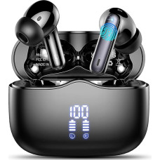 xinwld Wireless Bluetooth Headphones, Sports Bluetooth Headphones with LED Display, Waterproof and Sweat-resistant In-Ear Bluetooth Headphones with LED Display