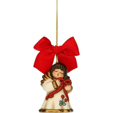 THUN - Christmas Decoration Large Angel - Ceramic - Christmas Line - Life, Decoration of the House - 5 x 4.8 x 7 cm H