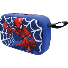 Lexibook Marvel Spider-Man BT018SP Portable Bluetooth Speaker Wireless USB TF Card Battery Blue/Red