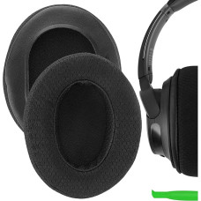 Geekria Comfort Replacement Mesh Ear Pads for Sony WH-CH700N, WH-CH710N Headphones, Ear Pads, Headset Ear Pads, Repair Parts (Black)