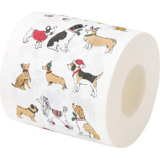 Talking Tables Christmas Party Decoration Botanical Hound Toilet Roll Christmas