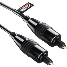 rhinocables Optical Toslink Cable Digital Audio Cable for Connecting Soundbar, Stereo, Home Cinema, Xbox One & PS4 (20m)