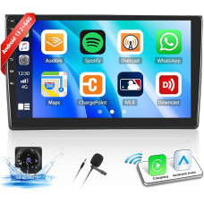 2+64G Android 13 Car Radio for Audi A4 (B6/B7) S4 RS4 8E 2000-2009 with Wireless CarPlay Android Car 9 Inch Touchscreen Screen with Navigation Bluetooth GPS FM RDS WiFi SWC HiFi/EQ + AHD Reversing