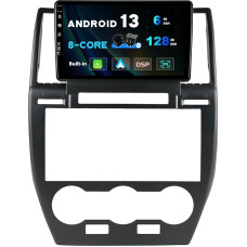 SXAUTO Android 13-6G+128G - IPS Car Radio for Land Rover Freelander 2 (2007-2012) - Built-in Carplay/Android Car/DSP - LED Camera + MIC - DAB Steering Wheel Control Fast Boot 360 Camera - 2 DIN 9 Inch