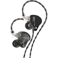 KINBOOFI KBEAR Flash Dual Drviers Hybrid In-Ear Hi-Fi Headphones, Wired Earphones, Lightweight Noise Cancelling In-Ear Monitor with Removable 2PIN 2M Cable for Music and Sports