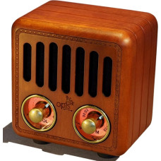 Opis Radio 2 - Cherry Wood Retro Bluetooth Speaker/Small Radio with Bluetooth/Bluetooth Speaker Retro Design/Retro Radio with Bluetooth/Bluetooth Speaker Retro Look