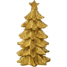 Creative Party F357 Large Gold Christmas Tree Cake Toppers - Pack of 12