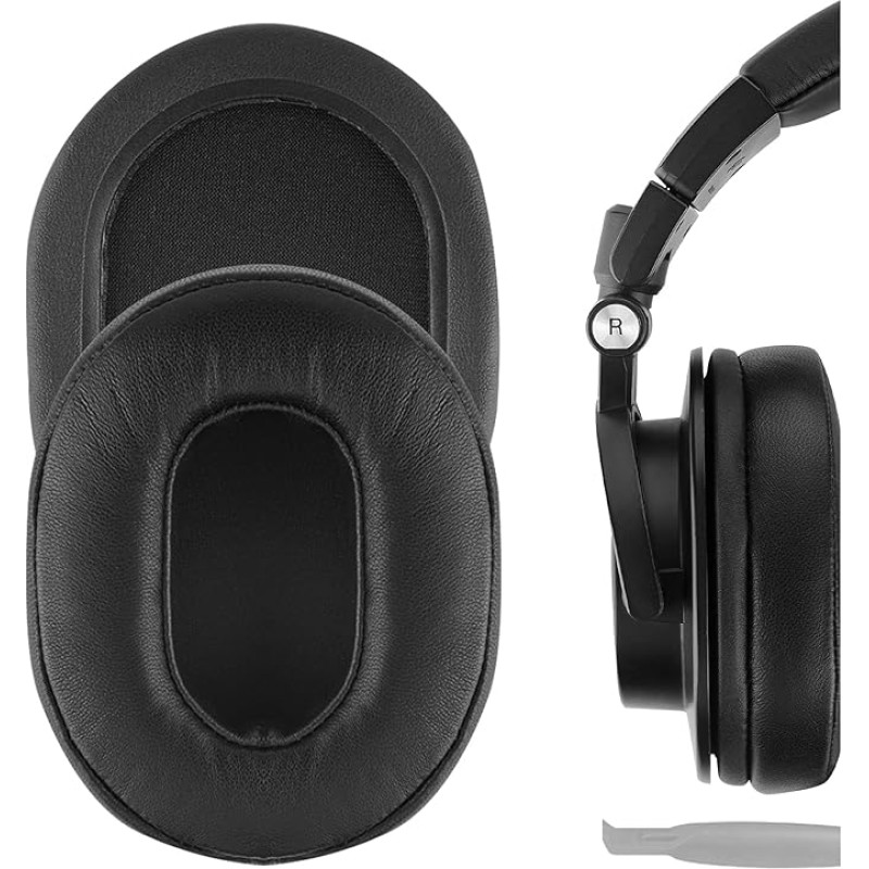 GEEKRIA Elite Sheepskin Replacement Ear Pads for Audio Technica ATH MSR7, MSR7NC, MSR7BK, MSR7GM, M50X, Ear Pads, Earpads Repalcement