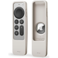 elago R5 Locator Case Compatible with Apple TV 4K Siri Remote 3rd Generation (2022) and 2nd Generation (2021) and Compatible with Apple AirTag (Taupe)