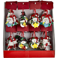 Comarco Sa Christmas Themes Hanging, Rubber, Multi-Colour, 8 cm