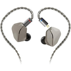 HIDIZS MP145 14.5mm Ultra Large Planar Magnetic Driver HiFi In-Ear Monitors Earbuds with Ergonomic Design Detachable 2 Pin In-Ear Headphones (Titanium, 3.5mm)