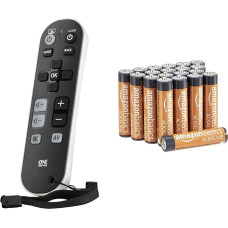 TV Zapper Universal Remote Control from One for All - Control of up to 3 Devices such as TV, Set Top Box and Audio - Clear and Compact Structured - Guaranteed to Work with All TV Brands URC 6810 with