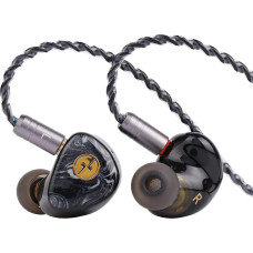 LINSOUL TINHIFI T3 Plus 10 mm LCP Membrane Hi-Fi In-Ear Headphones with Removable 2-Pin OFC Cable, 3D Printed Shell for Audiophile Musicians